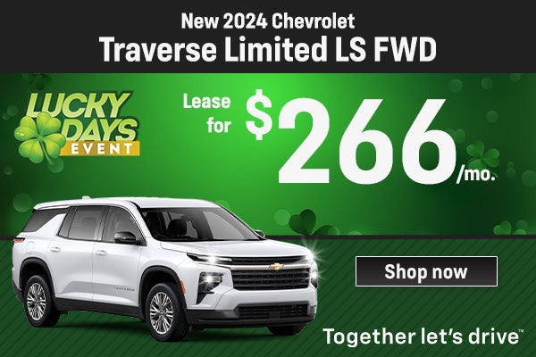 New 2024 Chevy Traverse Limited 