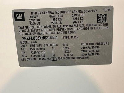 2017 GMC Terrain SLT