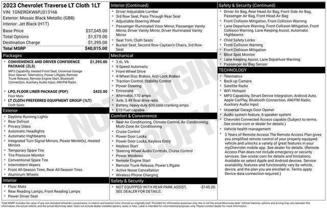 2023 Chevrolet Traverse 1LT - Photo 41