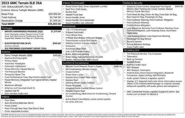 2023 GMC Terrain SLE - Photo 38