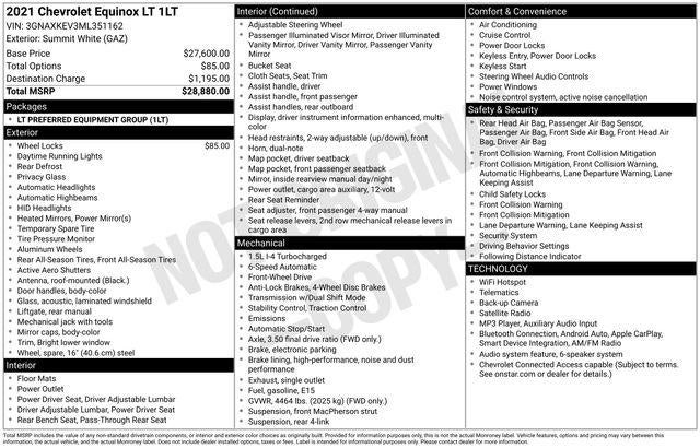 2021 Chevrolet Equinox LT - Photo 34
