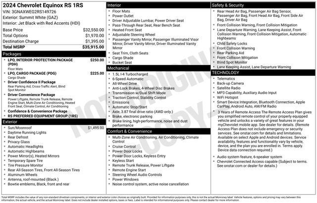 2024 Chevrolet Equinox RS