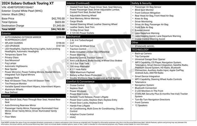 2024 Subaru Outback Touring - Photo 43