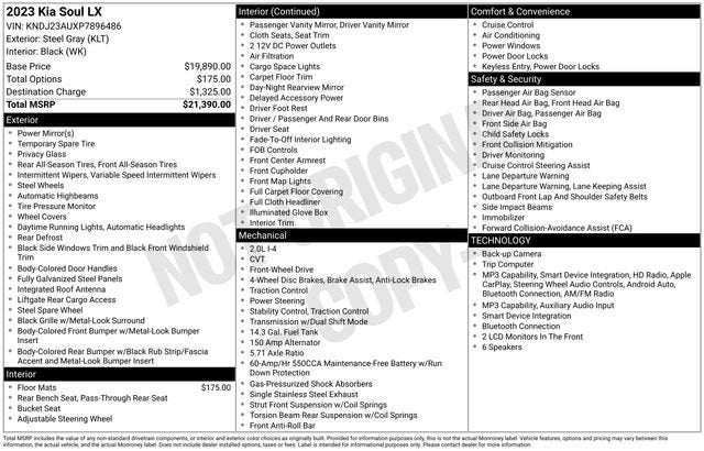 2023 Kia Soul LX - Photo 39