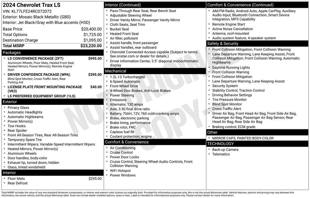 2024 Chevrolet Trax LS