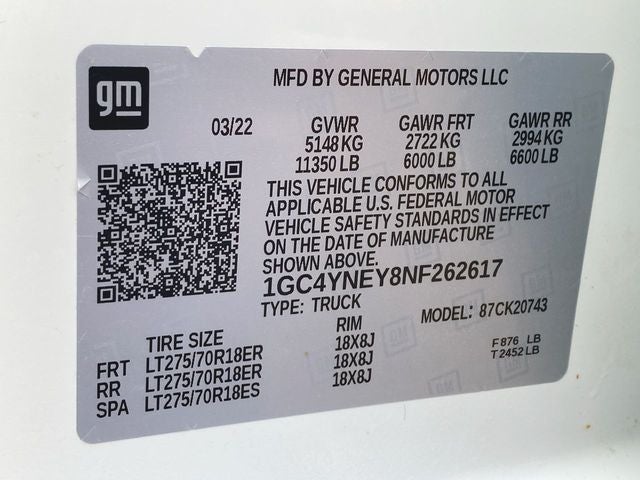 2022 Chevrolet Silverado 2500HD LT