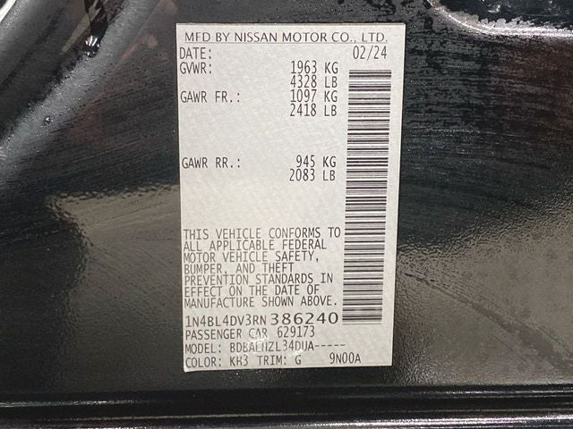 2024 Nissan Altima 2.5 SV