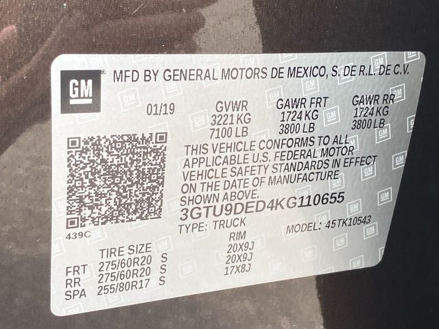 2019 GMC Sierra 1500 SLT