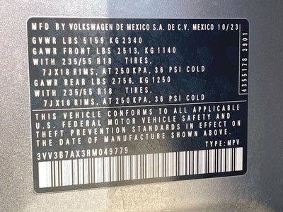 2024 Volkswagen Tiguan 2.0T SE
