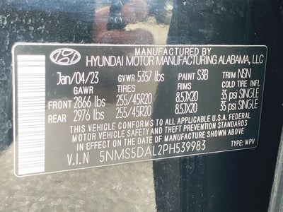 2023 Hyundai Santa Fe Calligraphy