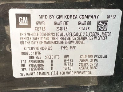 2022 Chevrolet Trax LT