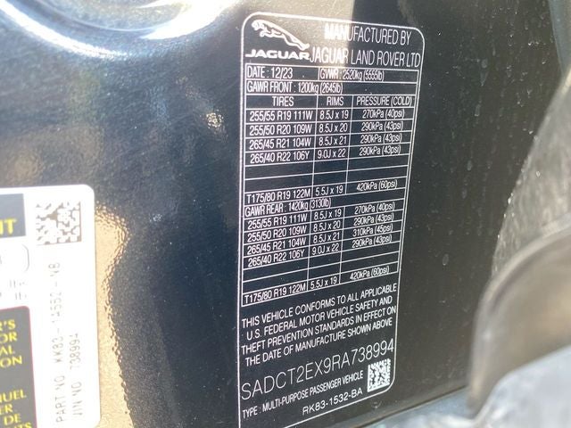 2024 Jaguar F-PACE P250 R-Dynamic S