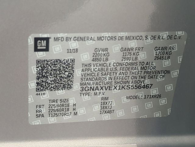 2019 Chevrolet Equinox LT