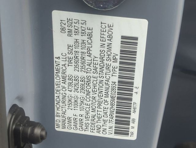 2021 Honda CR-V AWD EX-L