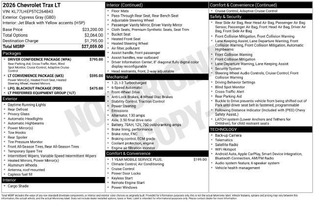 2026 Chevrolet Trax LT - Photo 25