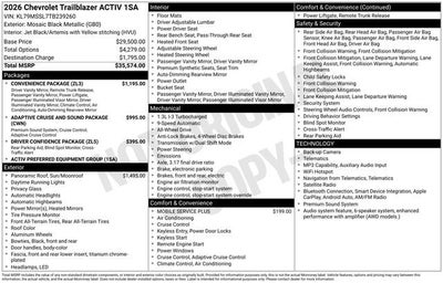 2026 Chevrolet Trailblazer ACTIV