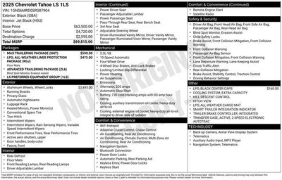 2025 Chevrolet Tahoe LS