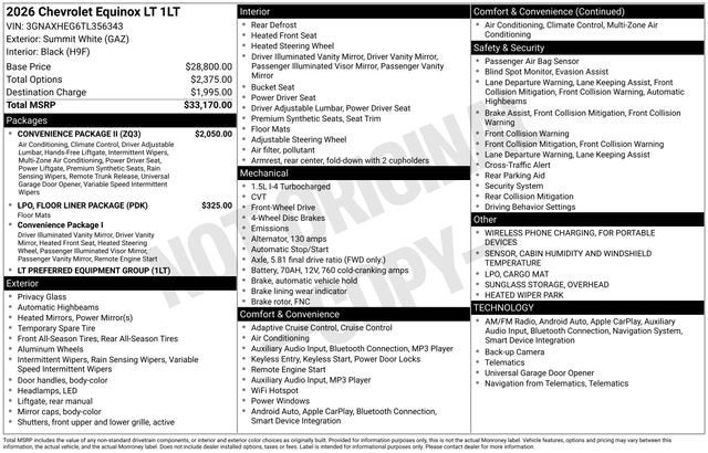2026 Chevrolet Equinox LT