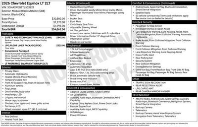 2026 Chevrolet Equinox LT