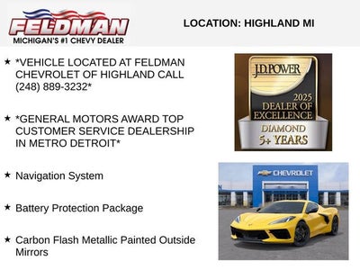 2026 Chevrolet Corvette Stingray 1LT