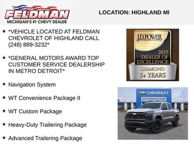 2026 Chevrolet Colorado WT