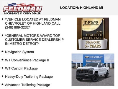 2026 Chevrolet Colorado WT