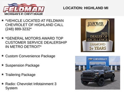 2026 Chevrolet Silverado 1500 Custom Trail Boss