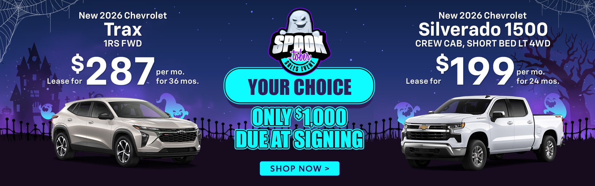 Spooktober Sales Event