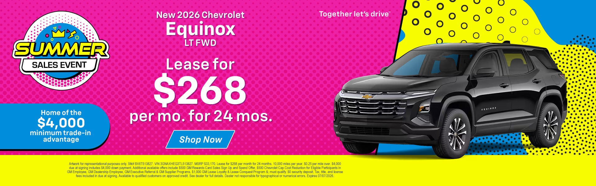 Equinox LT Lease Offer