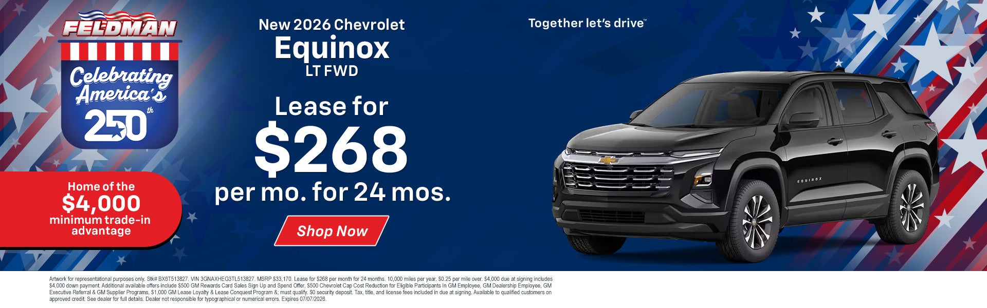 Equinox LT Lease Offer