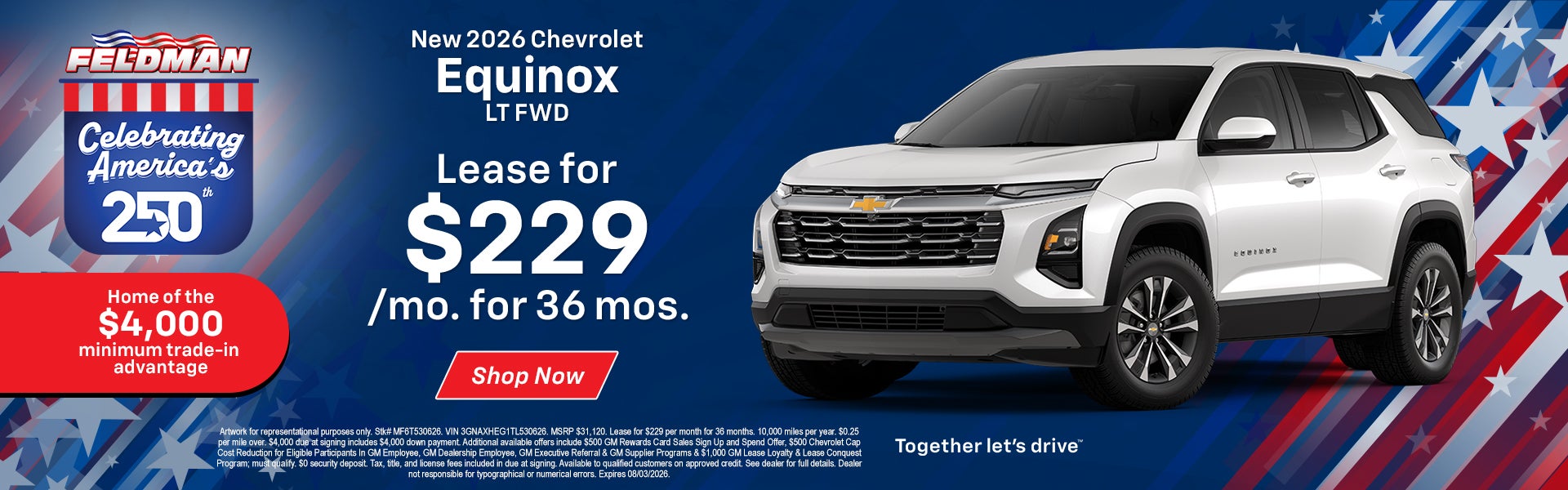 Chevy Equinox lease deal
