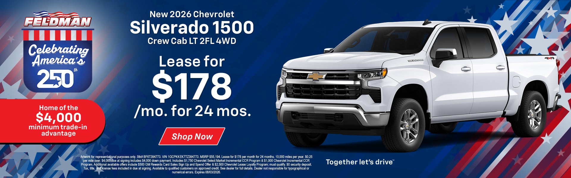 Chevy Silverado lease deal