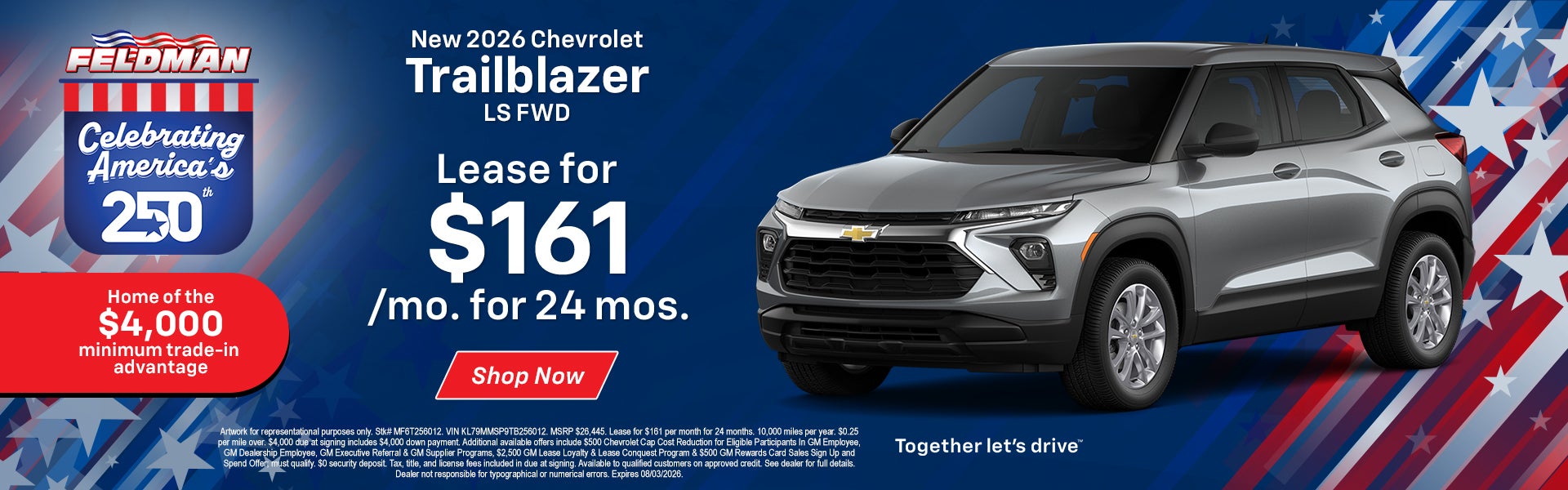 Chevy Trailblazer lease deal
