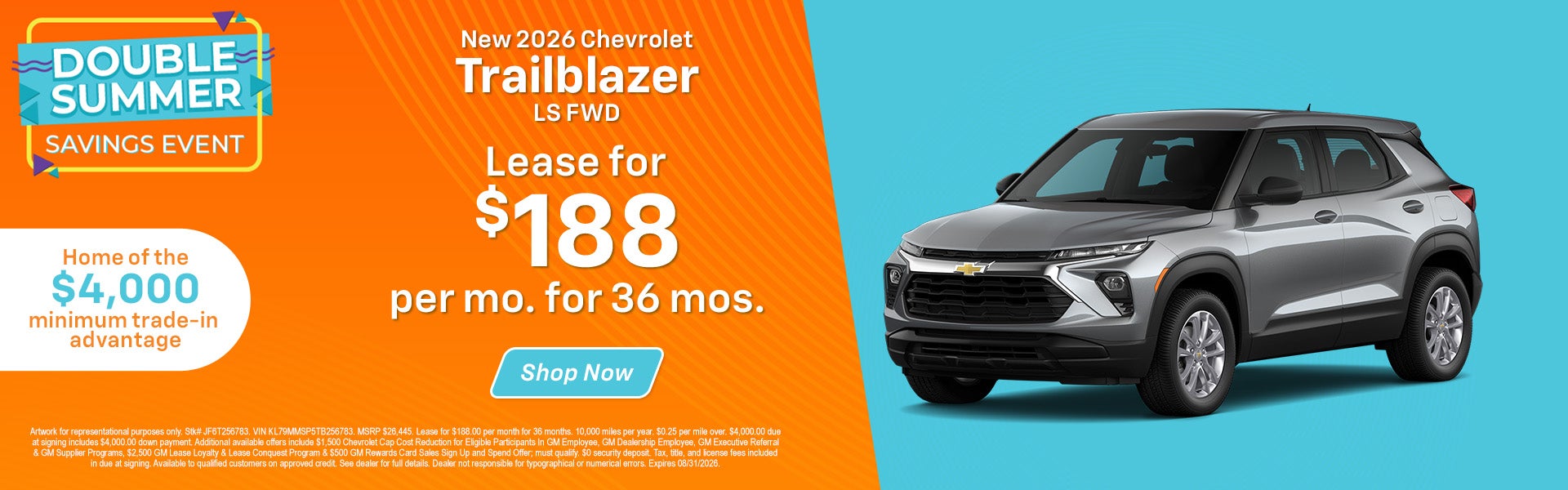 New 2026 Chevy Trailblazer