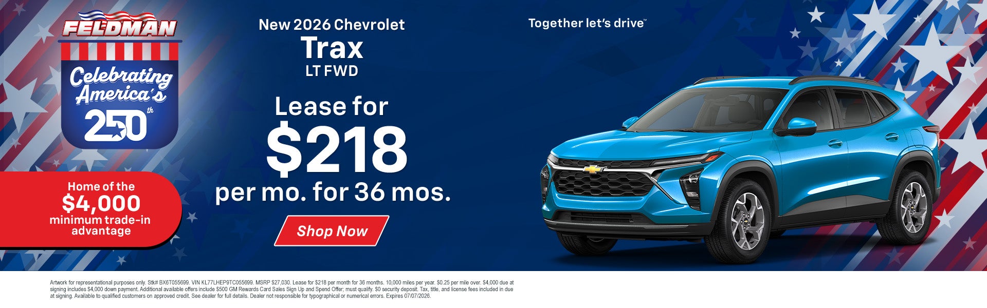 Trax LT Lease Offer