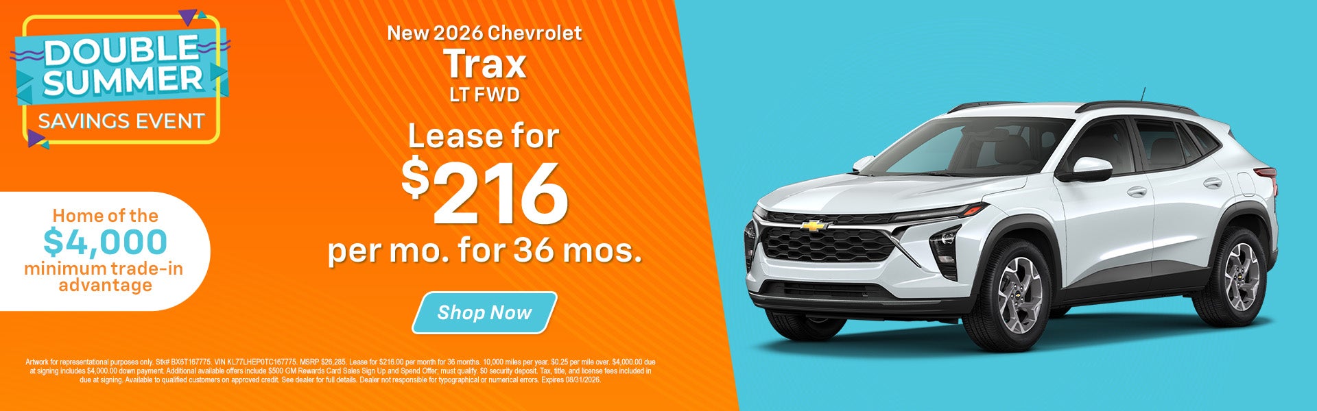 New 2026 Chevy Trax LT