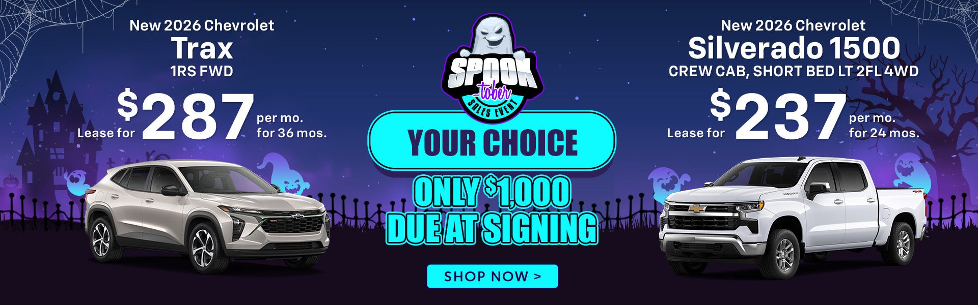 Spooktober Sales Event
