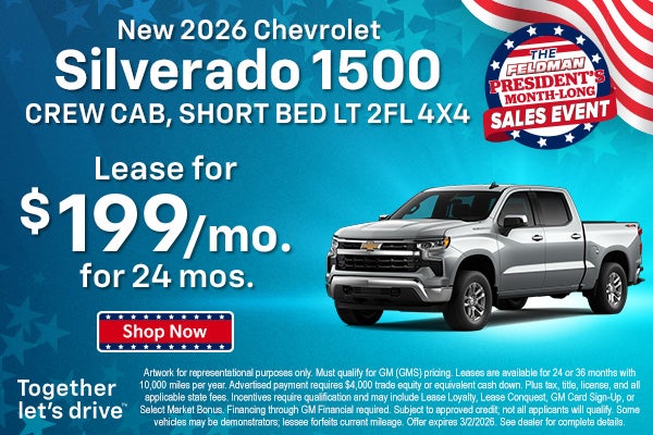 New 2026 Chevy Silverado 1500