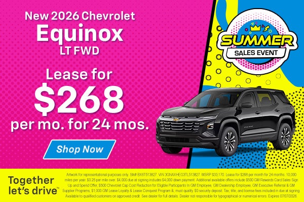 Equinox LT Lease Offer