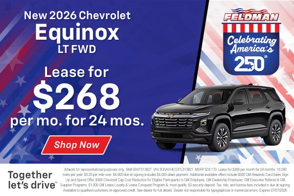 Equinox LT Lease Offer
