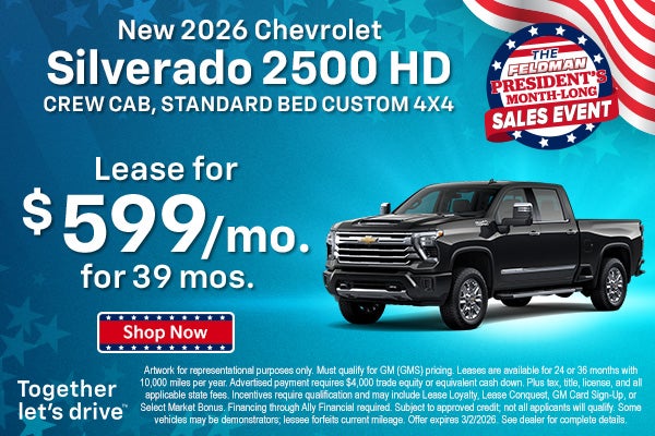 New 2026 Chevy Silverado 2500