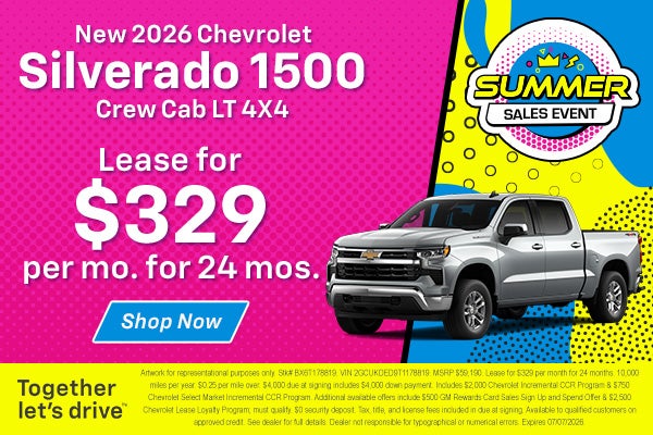 Silverado 1500 LT Lease Offer