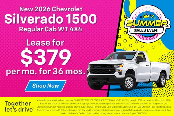 Silverado 1500 WT Lease Offer