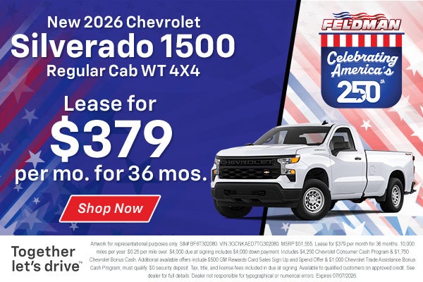 Silverado 1500 WT Lease Offer