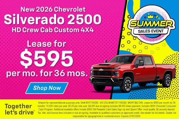 Silverado 2500 Lease Offer