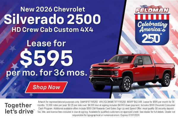 Silverado 2500 Lease Offer