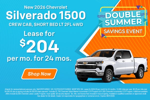 New 2026 Chevy Silverado 1500