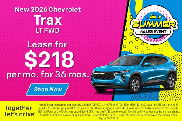 Trax LT Lease Offer