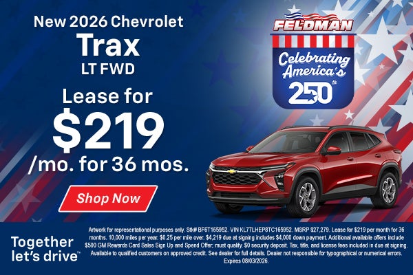 Chevy Trax lease deal