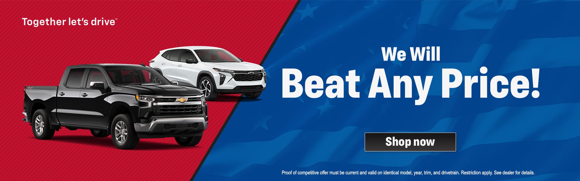 We Will Beat Any Price